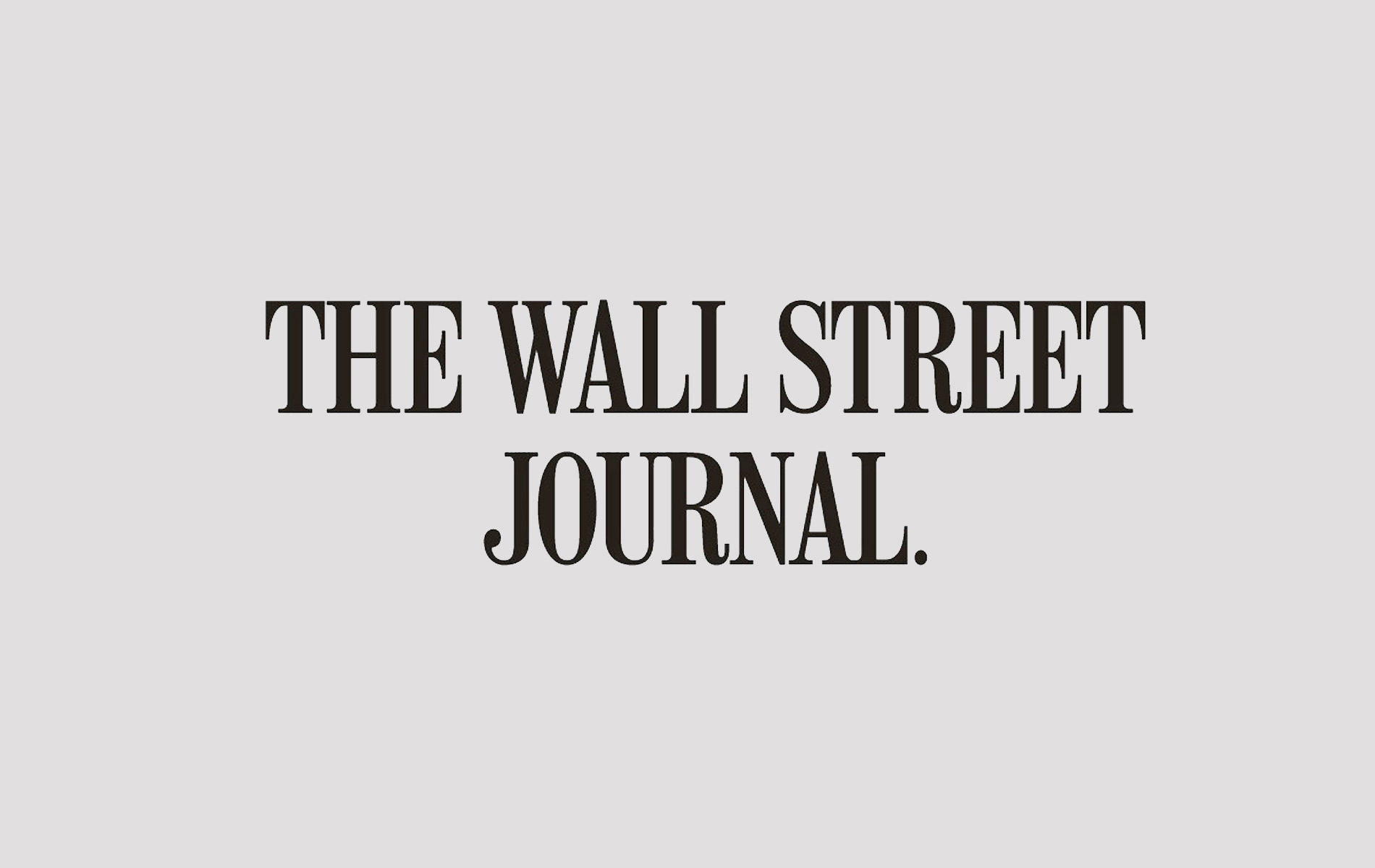 wall street journal logo font