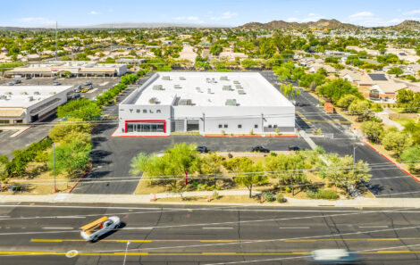Aerial View of Tesla in Phoenix, Az.